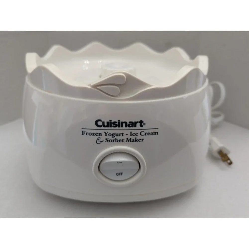 Cuisinart ICE-20 Ice Cream Sorbet Frozen Yogurt Maker Replacement White Base